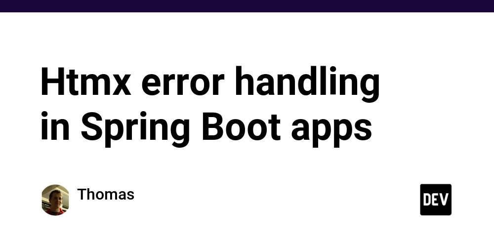 Htmx error handling in Spring Boot apps