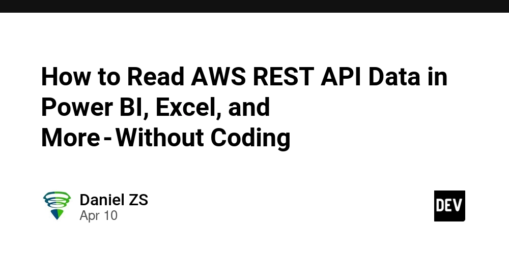 How to Read AWS REST API Data in Power BI, Excel, and More - Without Coding