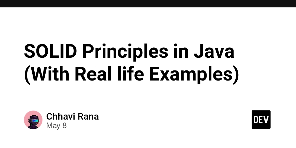 SOLID Principles in Java (With Real life Examples)