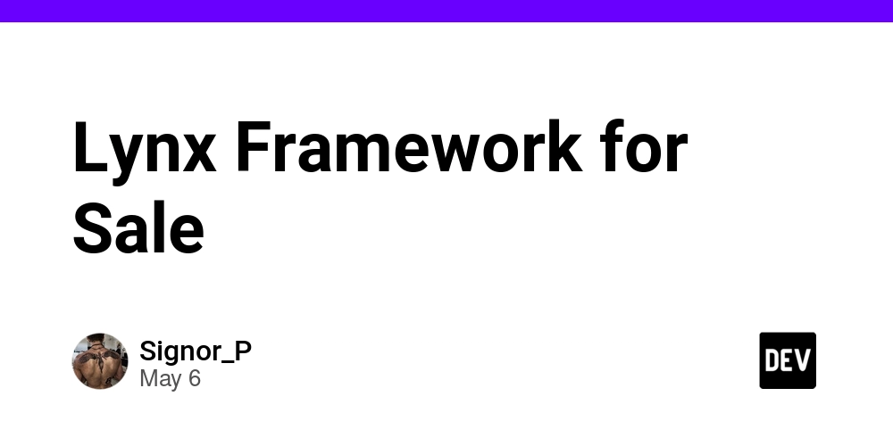 Lynx Framework for Sale