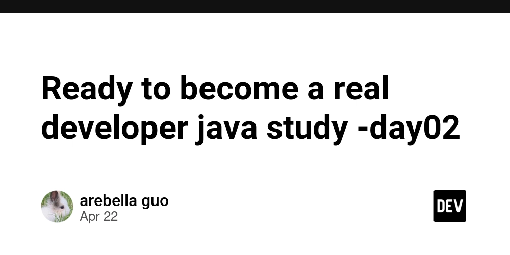 Ready to become a real developer java study -day02