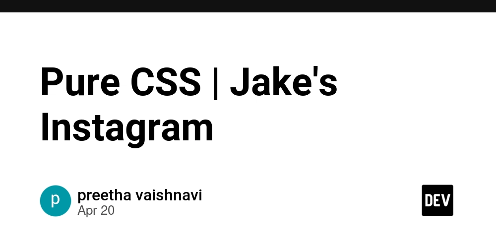 Pure CSS | Jake's Instagram