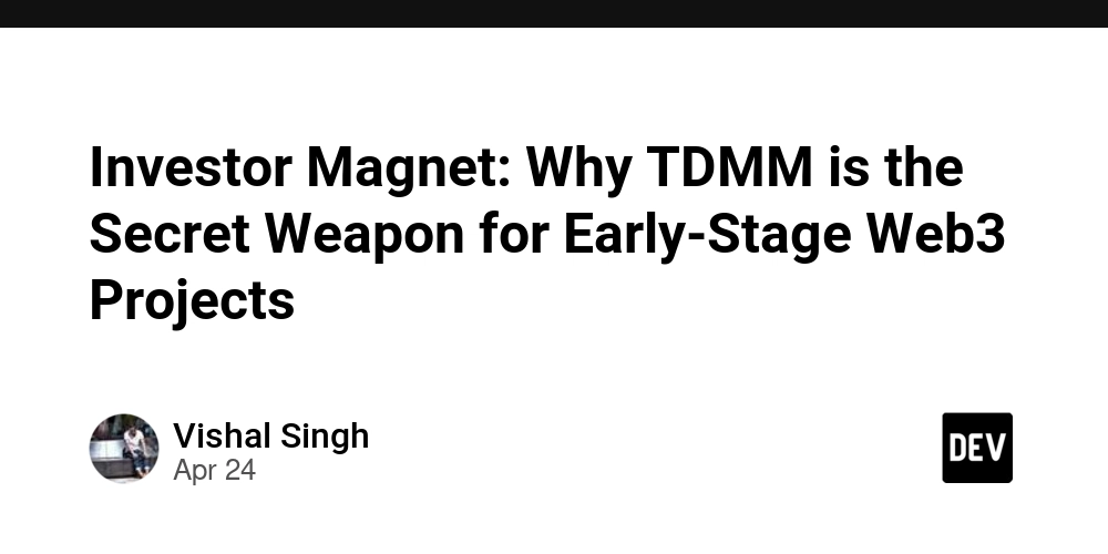 Investor Magnet: Why TDMM is the Secret Weapon for Early-Stage Web3 Projects