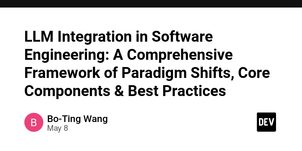 LLM Integration in Software Engineering: A Comprehensive Framework of Paradigm Shifts, Core Components & Best Practices