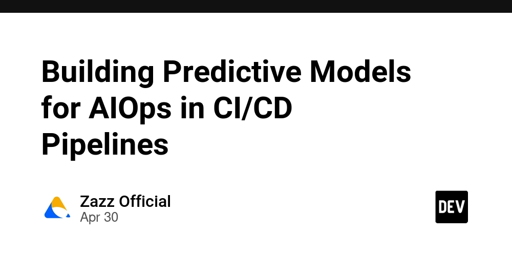 Building Predictive Models for AIOps in CI/CD Pipelines