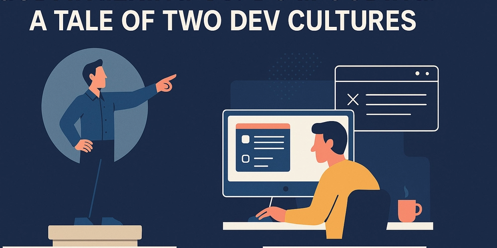 Godfingering vs. Dogfooding: A Tale of Two Dev Cultures
