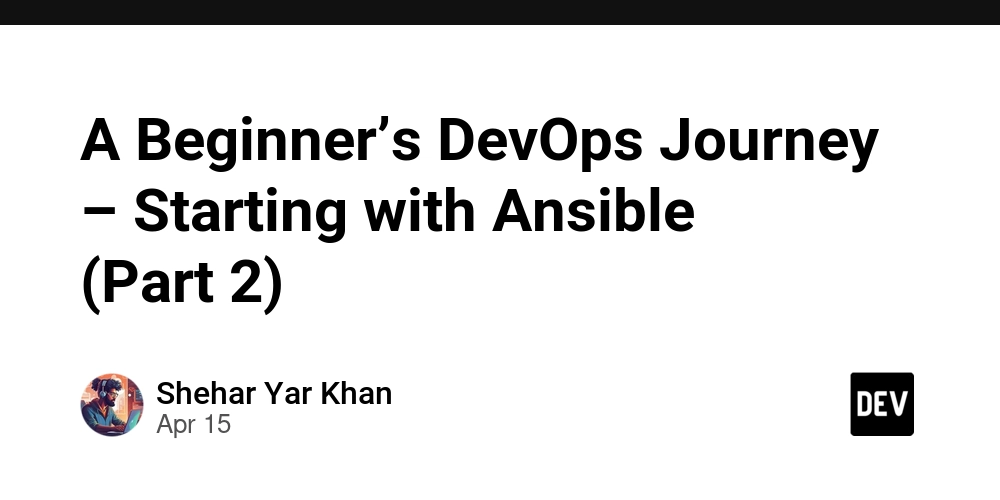 A Beginner’s DevOps Journey – Starting with Ansible (Part 2)
