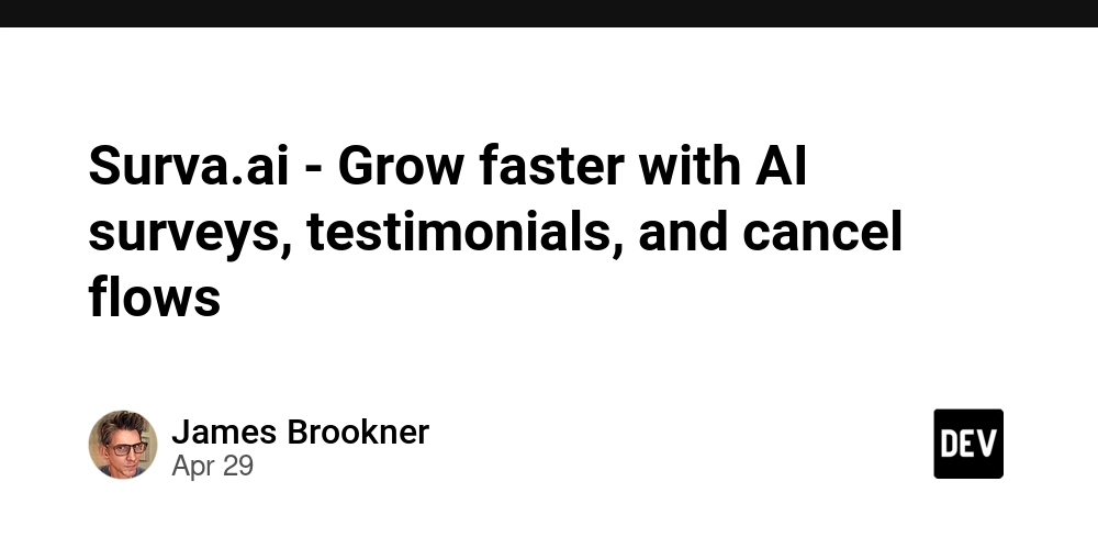 Surva.ai - Grow faster with AI surveys, testimonials, and cancel flows