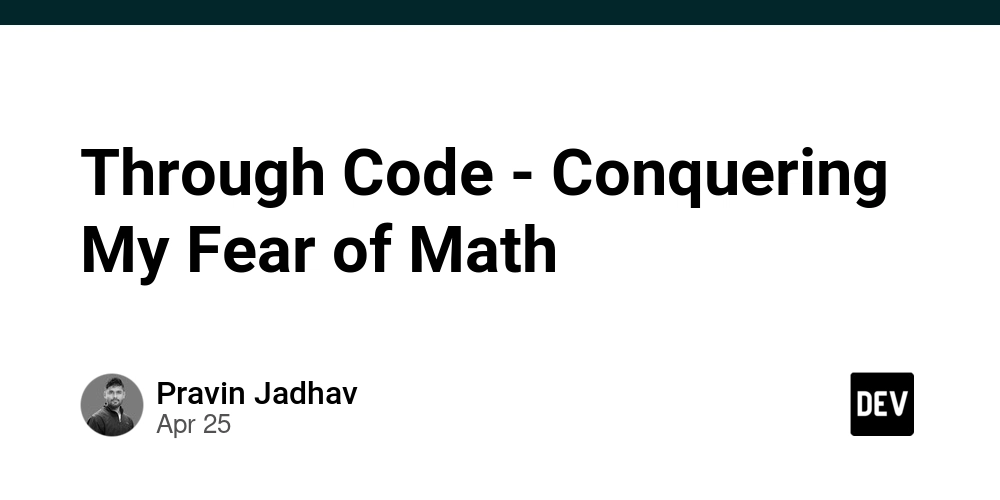 Through Code - Conquering My Fear of Math