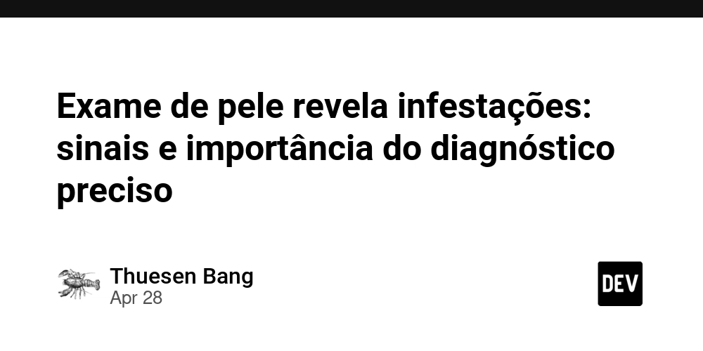 Exame de pele revela infestações: sinais e importância do diagnóstico preciso