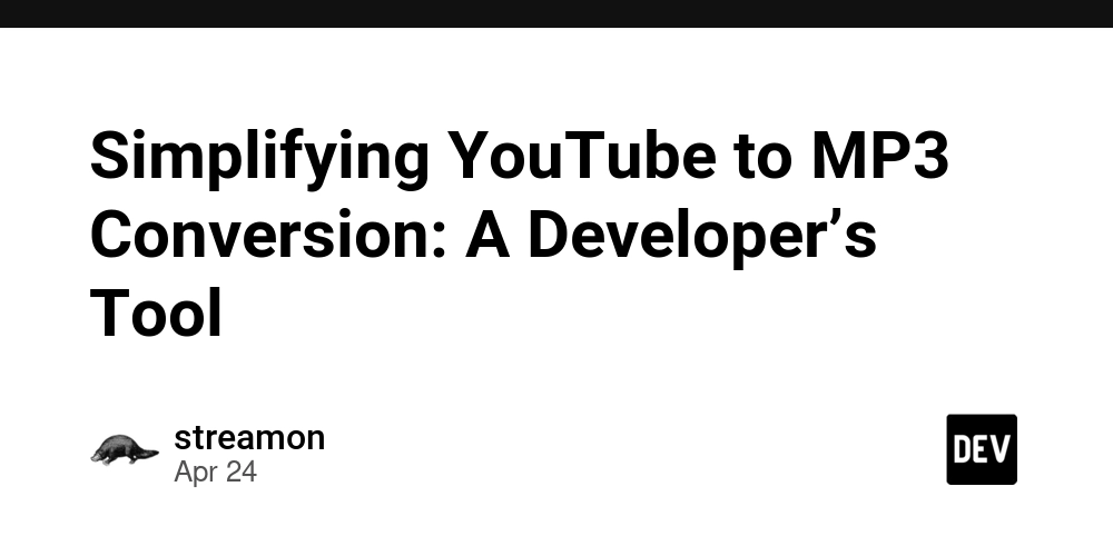 Simplifying YouTube to MP3 Conversion: A Developer’s Tool