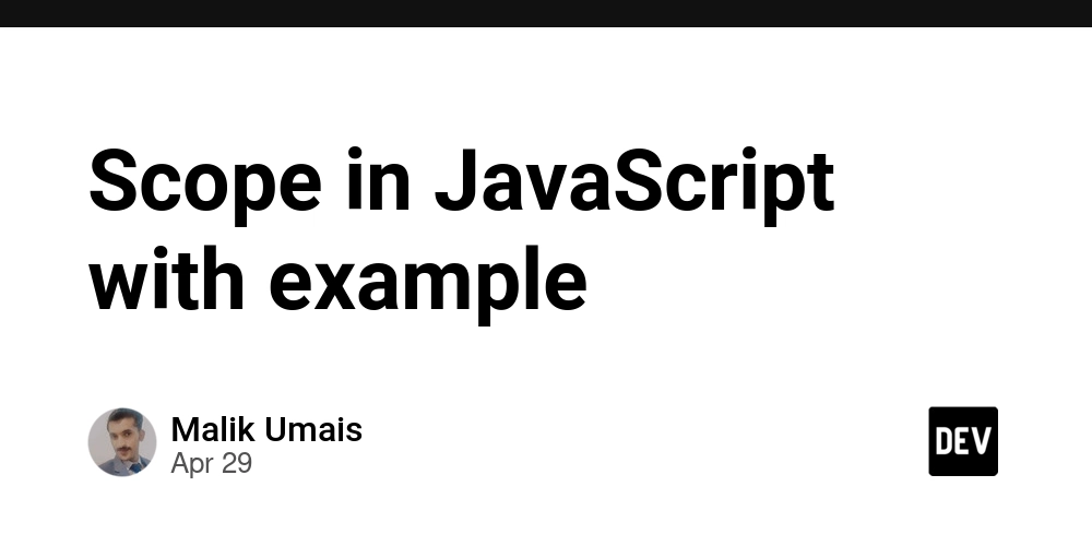 Scope in JavaScript with example