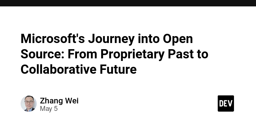 Microsoft's Journey into Open Source: From Proprietary Past to Collaborative Future