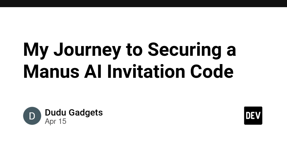My Journey to Securing a Manus AI Invitation Code