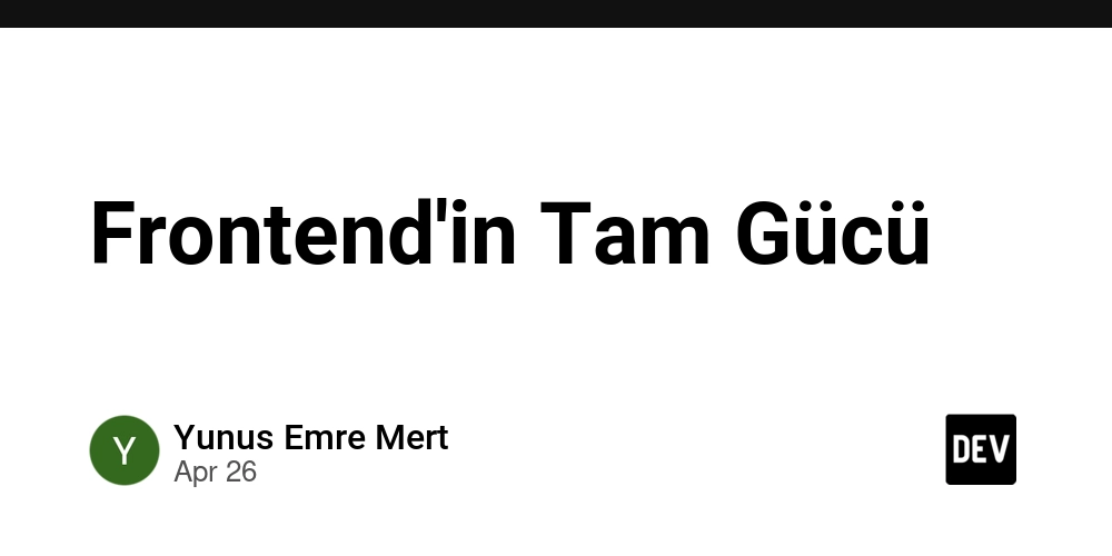 Frontend'in Tam Gücü