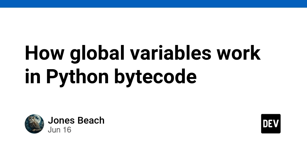 How global variables work in Python bytecode