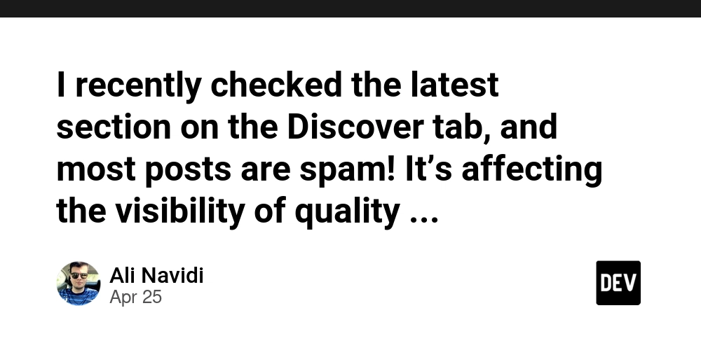 I recently checked the latest section on the Discover tab, and most posts are spam! It’s affecting the visibility of quality posts. Could anything be done about this? For example, Stack Overflow has a pending review for first-time posts. What do you think?