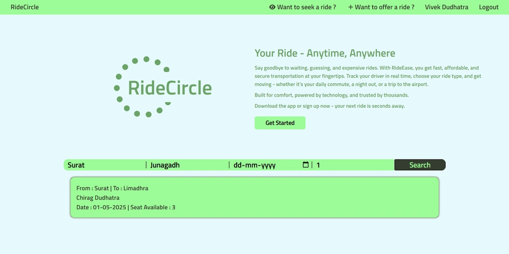 Building a Ride-Sharing Platform to Reduce Traffic and Promote Smarter Travel