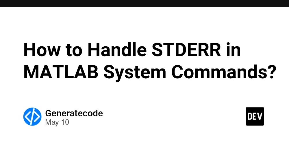 How to Handle STDERR in MATLAB System Commands?