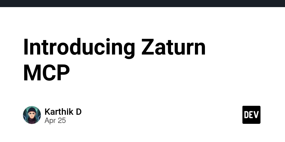Introducing Zaturn MCP