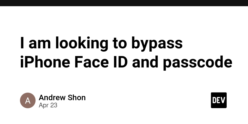 I am looking to bypass iPhone Face ID and passcode