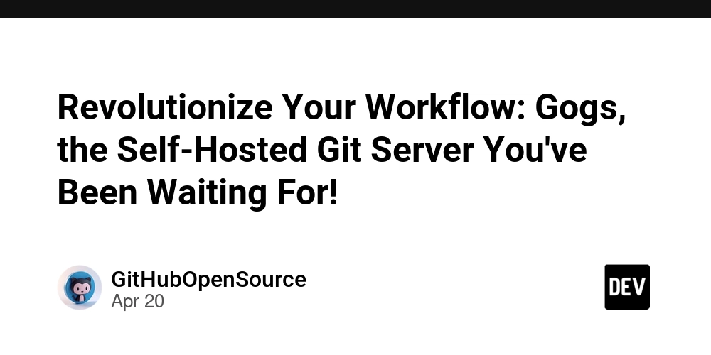Revolutionize Your Workflow: Gogs, the Self-Hosted Git Server You've Been Waiting For!