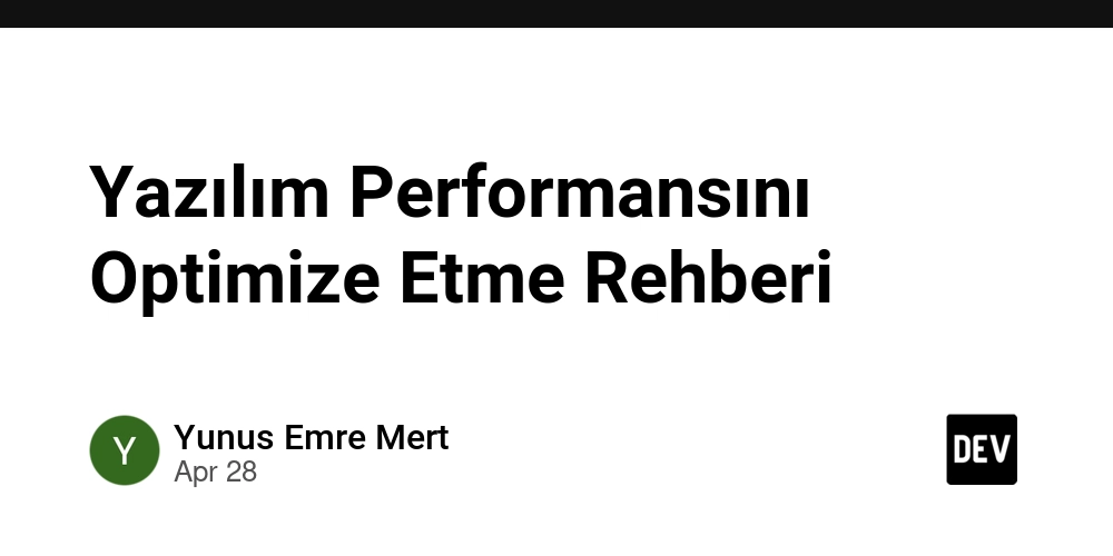 Yazılım Performansını Optimize Etme Rehberi