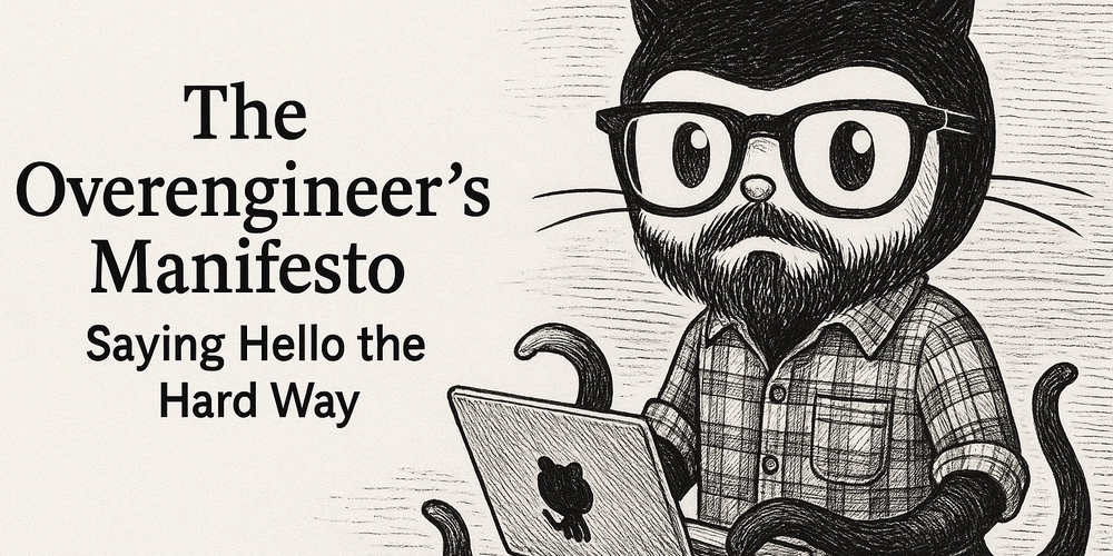 The Overengineer’s Manifesto: Saying Hello the Hard Way