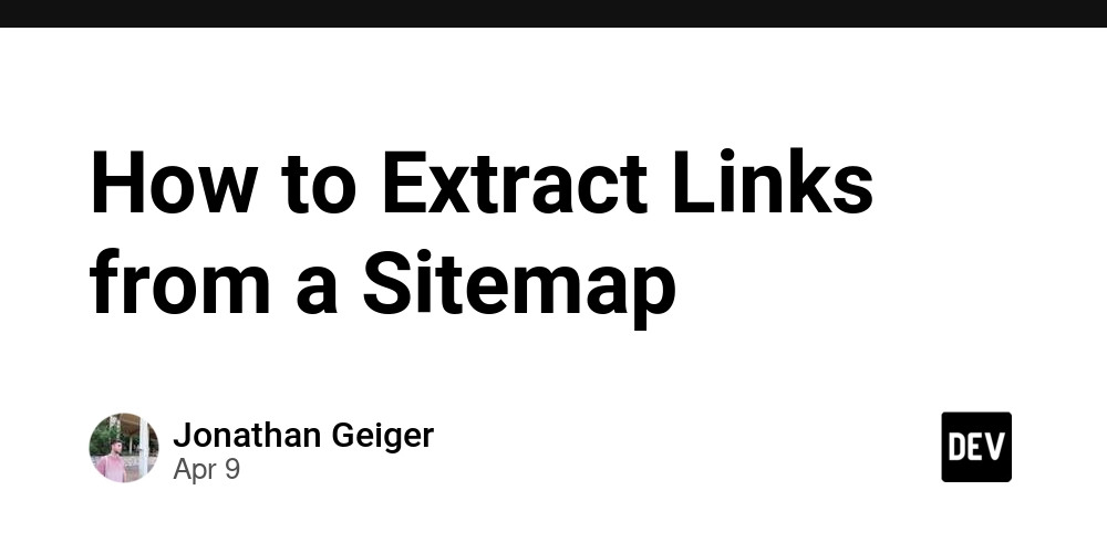 How to Extract Links from a Sitemap