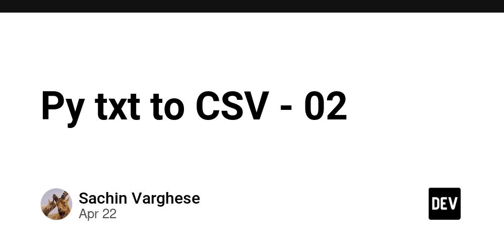 Py txt to CSV - 02