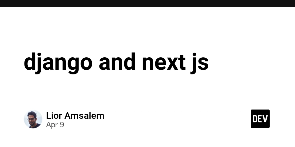 django and next js