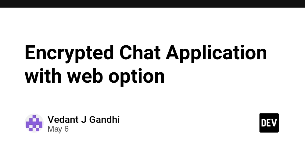 Encrypted Chat Application with web option