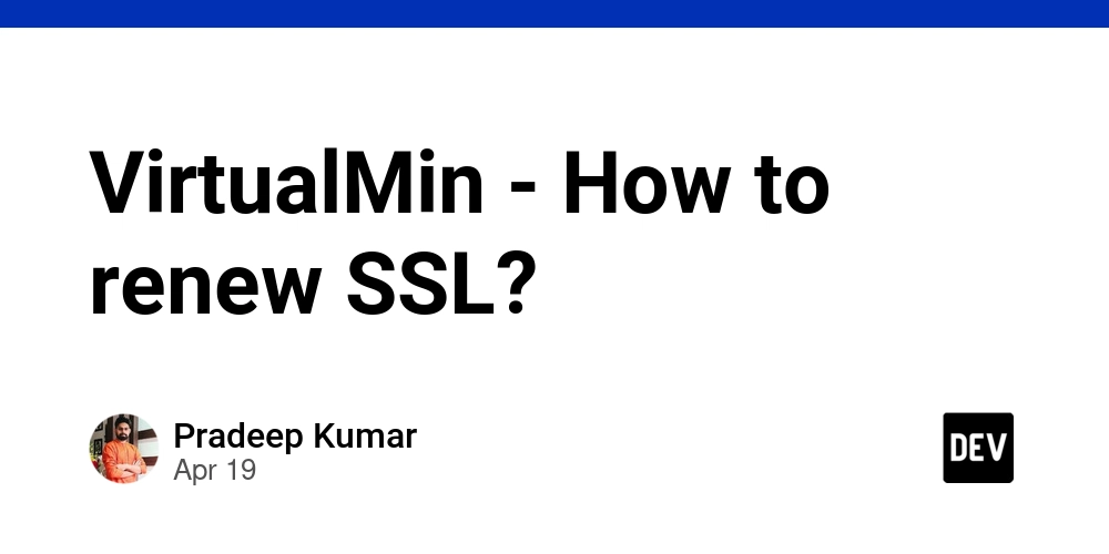 VirtualMin - How to renew SSL?