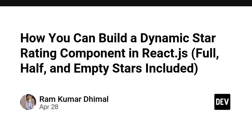 How You Can Build a Dynamic Star Rating Component in React.js (Full, Half, and Empty Stars Included)
