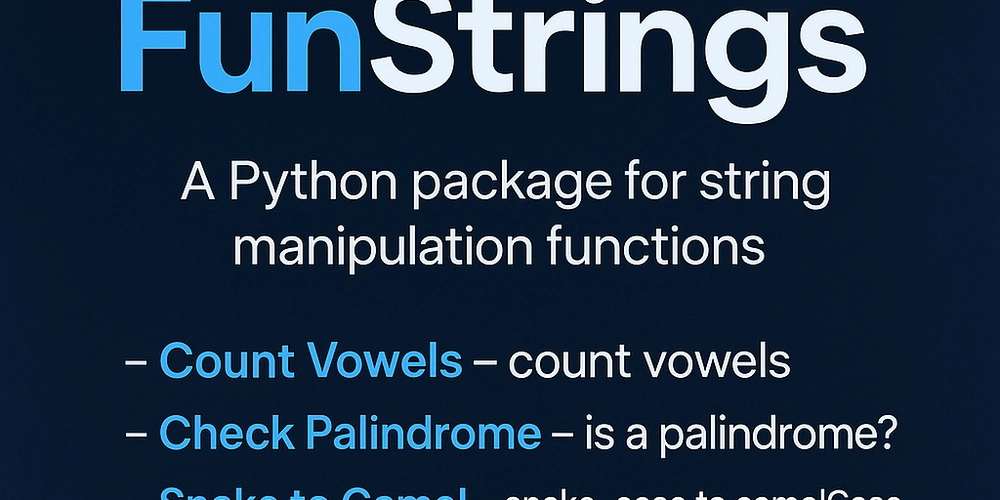 Created a new python package