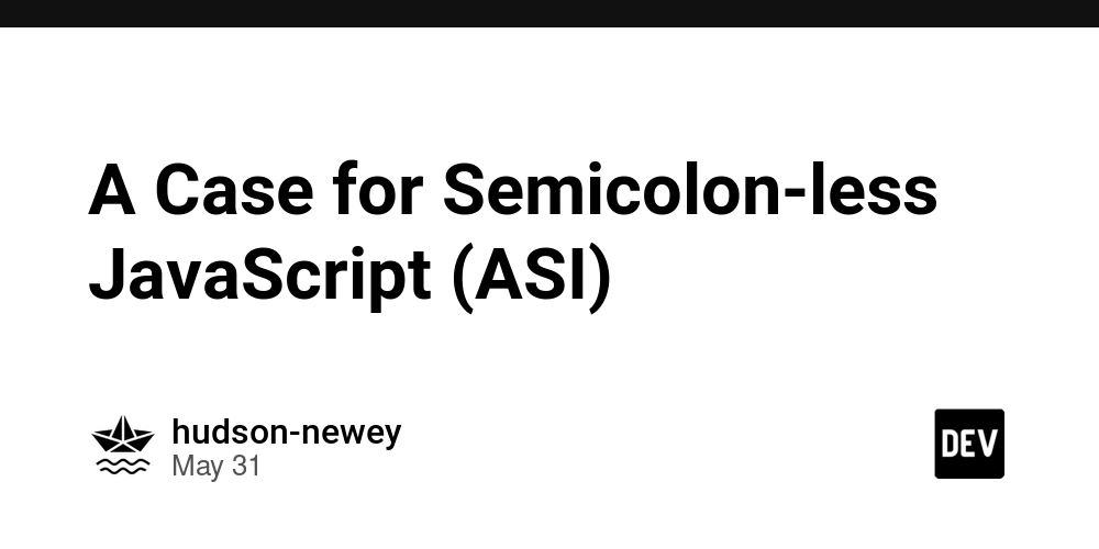 A Case for Semicolon-less JavaScript (ASI)