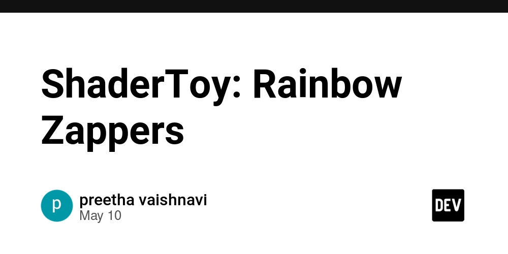 ShaderToy: Rainbow Zappers