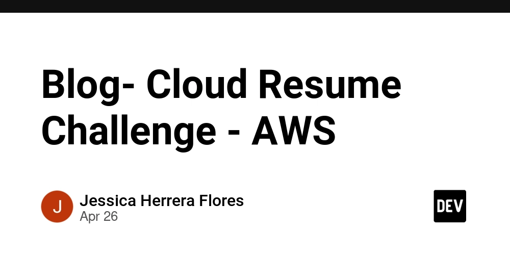 Blog- Cloud Resume Challenge - AWS