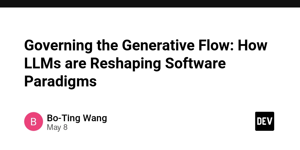 Governing the Generative Flow: How LLMs are Reshaping Software Paradigms