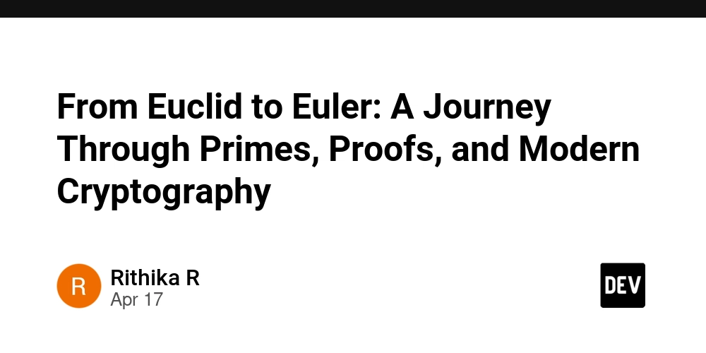 From Euclid to Euler: A Journey Through Primes, Proofs, and Modern Cryptography