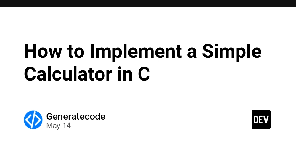 How to Implement a Simple Calculator in C