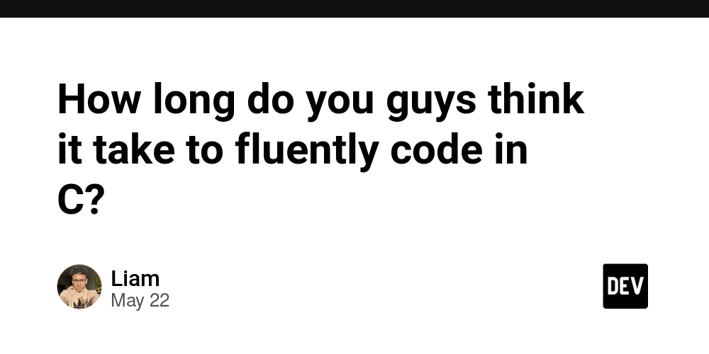 How long do you guys think it take to fluently code in C?