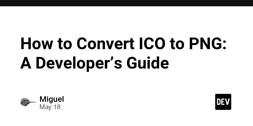 How to Convert ICO to PNG: A Developer’s Guide