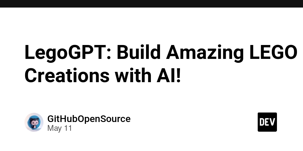 LegoGPT: Build Amazing LEGO Creations with AI!