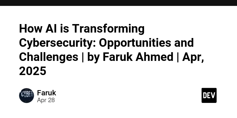 How AI is Transforming Cybersecurity: Opportunities and Challenges | by Faruk Ahmed | Apr, 2025