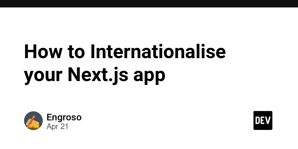 How to Internationalise your Next.js app