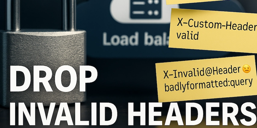 Application Load Balancer - Drop Invalid Headers