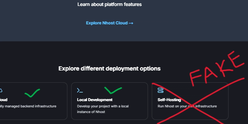Technical Limitations and Community Barriers in the Use of Nhost.io in Self-Hosted Environments