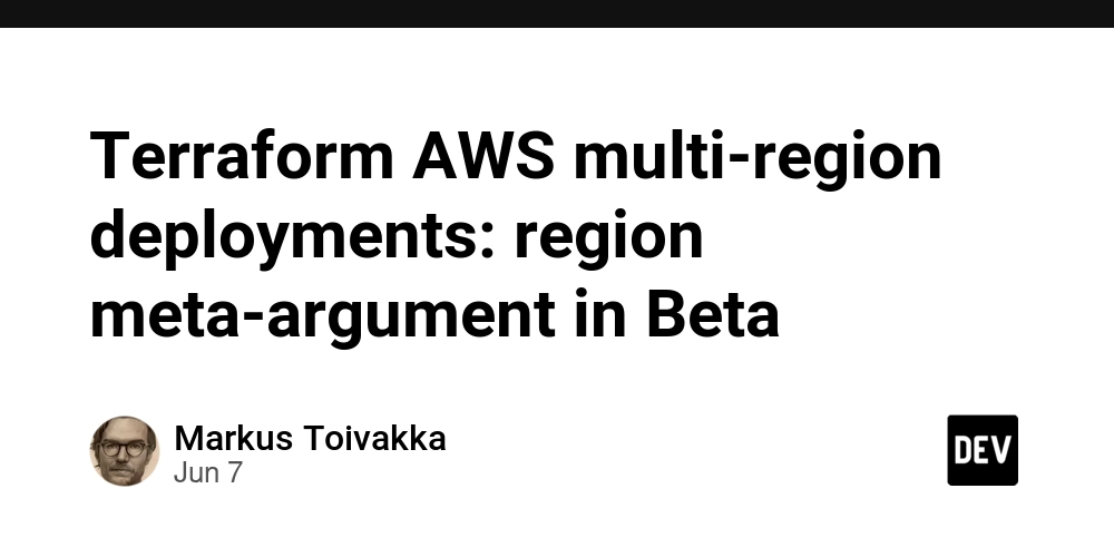 Terraform AWS multi-region deployments: region meta-argument in Beta
