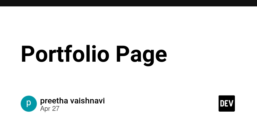 Portfolio Page